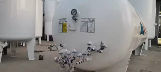 Venta caliente del tanque de nitrógeno líquido criogénico de China 20m3 16bar a Rusia