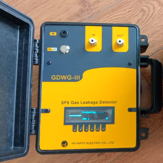 Probador de fugas cuantitativo portátil SF6 NDIR detector de fugas de gas sf6 (GDWG-III)