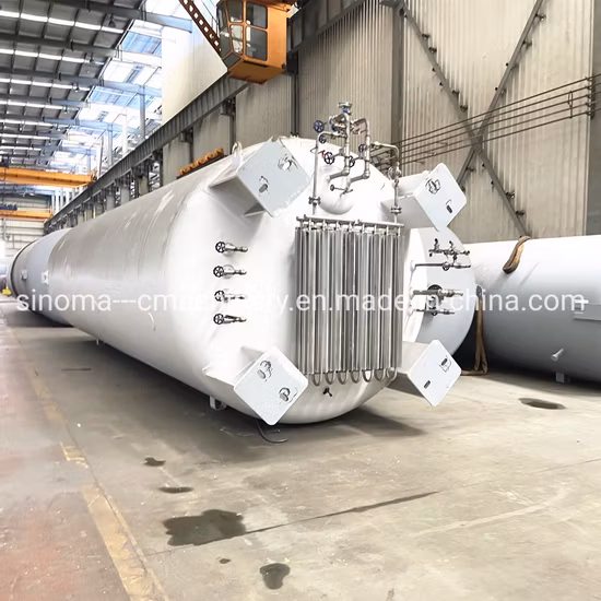 Tanque de almacenamiento criogénico de 100m3 para GNL/Lox/Lin/Lar con estándar ASME/GB